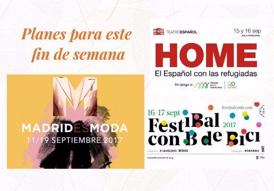 Planes para este fin de semana