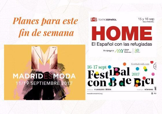 Planes para este fin de semana