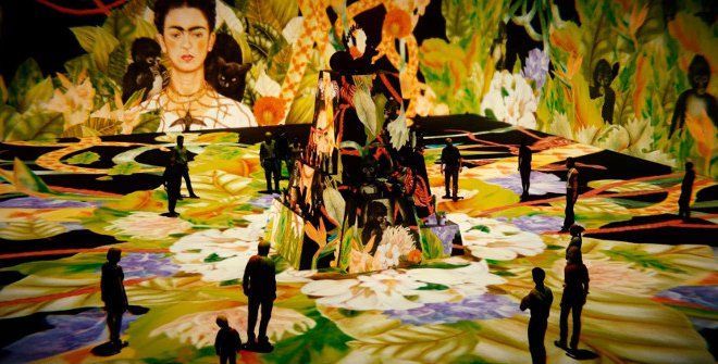la exposición Vida y Obra de Frida Kahlo